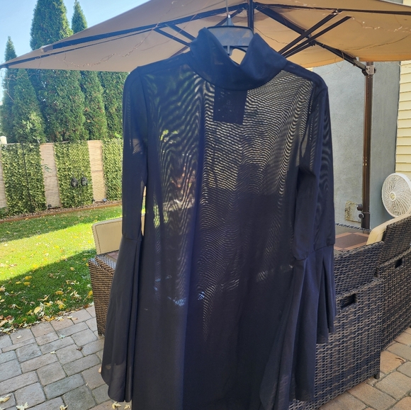 Avant Dresses & Skirts - Avant  black sheer mesh dress.